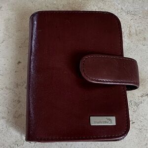 Walletbe Brown Leather Phone Wallet